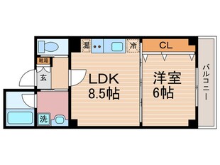 やかた堺まちの物件間取画像